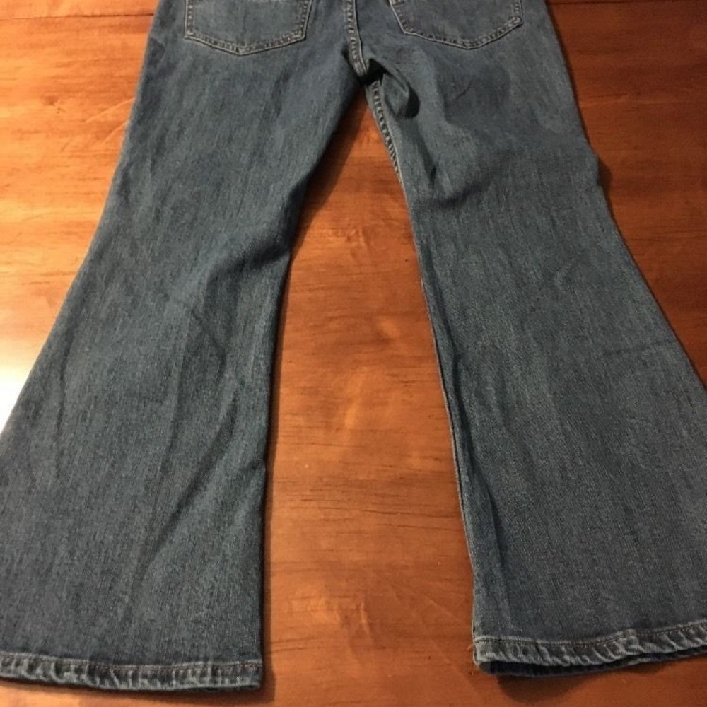 FREE PEOPLE Jeans Mid Rise Crop - Picture 3 of 5